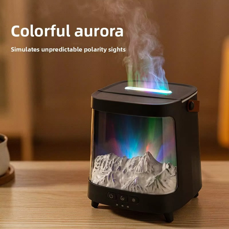 Aurora Flame Aroma Diffuser– 200ml Ultrasonic with Remote & Timer