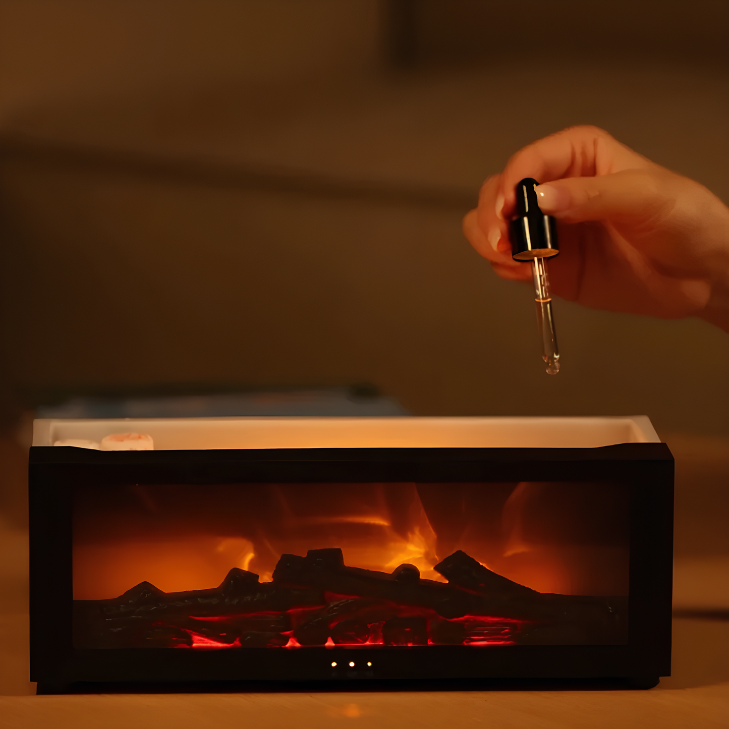 Fireplace Flame Aroma Diffuser — Create Cozy Ambiance, Relax & Sleep Better