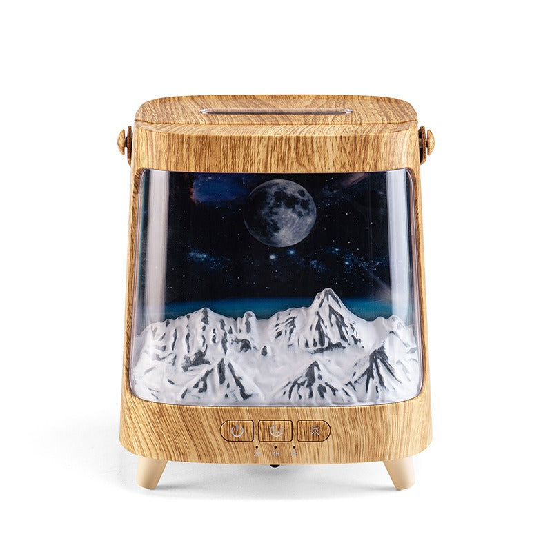 Aurora Flame Aroma Diffuser– 200ml Ultrasonic with Remote & Timer