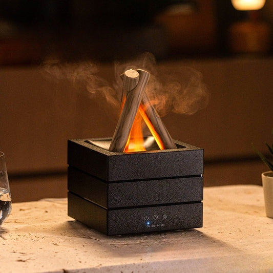 Bonfire Flame Aroma Diffuser – 280ml Ultrasonic with Remote & Timer
