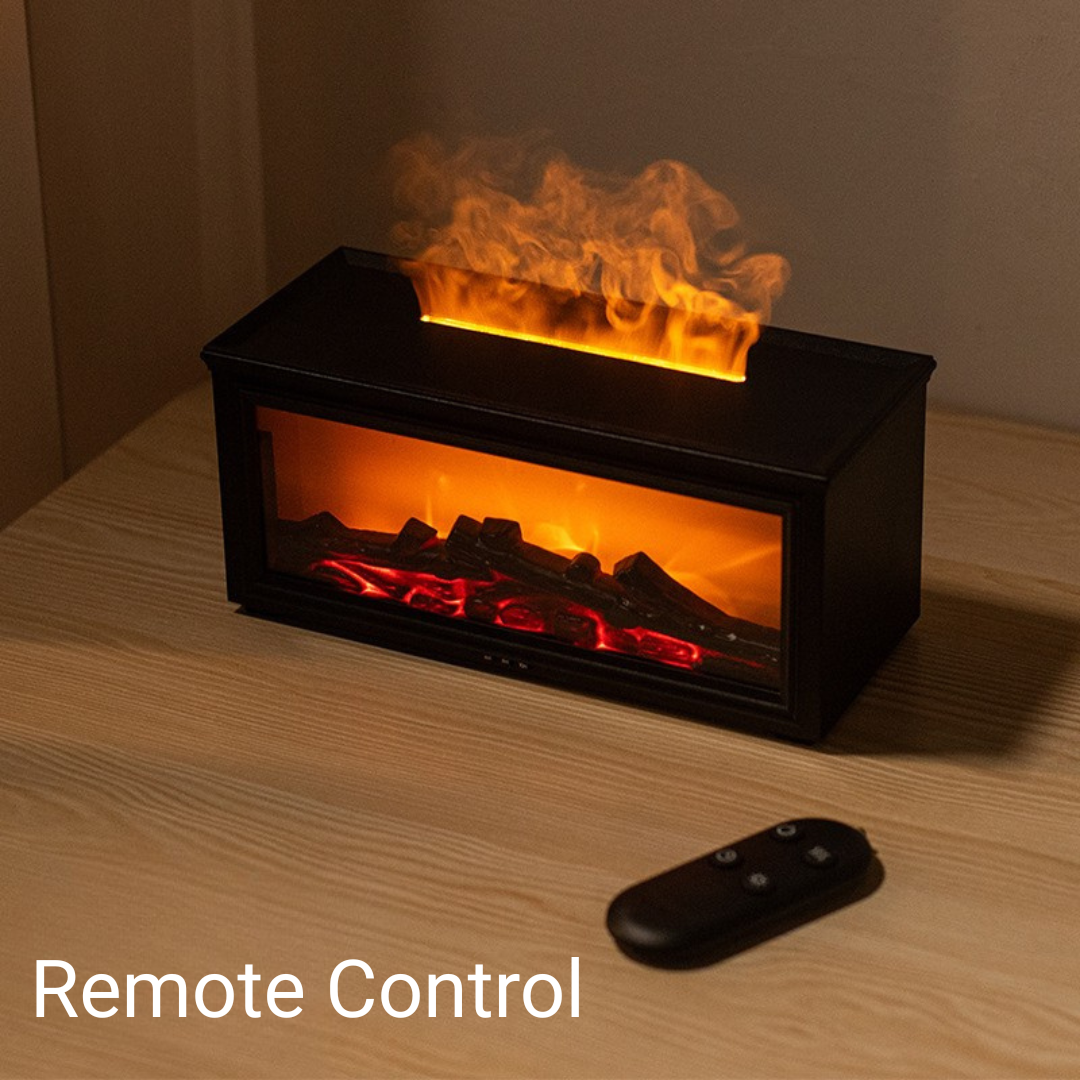 Fireplace Flame Aroma Diffuser — Create Cozy Ambiance, Relax & Sleep Better