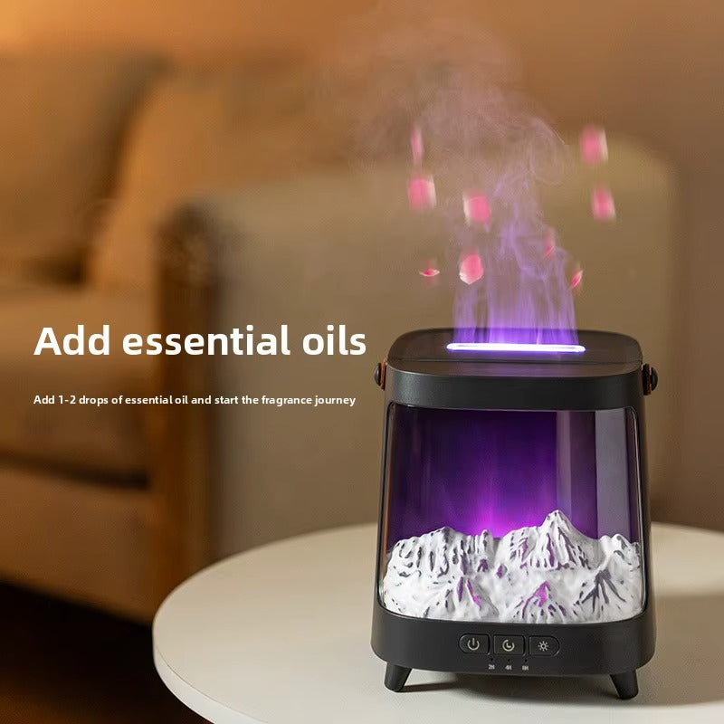 Aurora Flame Aroma Diffuser– 200ml Ultrasonic with Remote & Timer