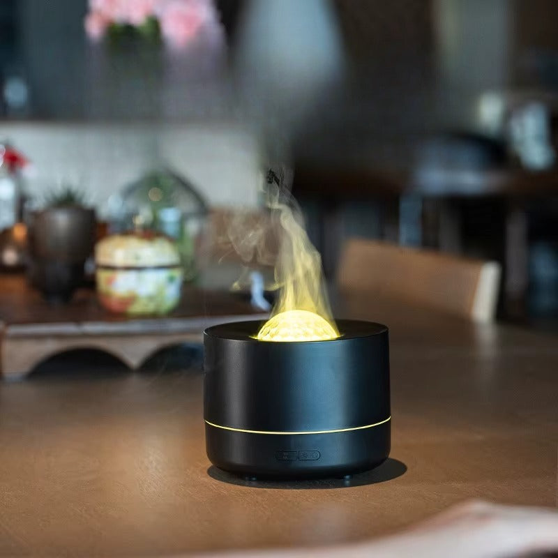 Starry Sky Aroma Diffuser – 200ml Ultrasonic with Rotating Projection & 7-Color Lights