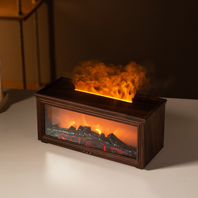 Fireplace Flame Aroma Diffuser — Create Cozy Ambiance, Relax & Sleep Better